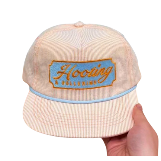 HOOTING & HOLLERING CANVAS CAP