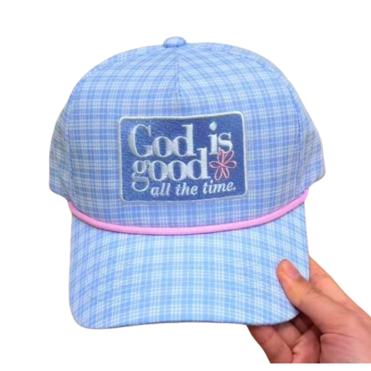 GOD IS GOOD CANVAS CAP