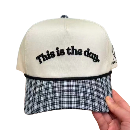 THIS IS THE DAY CANVAS CAP