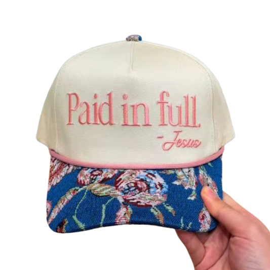 PAID IN FULL CANVAS CAP