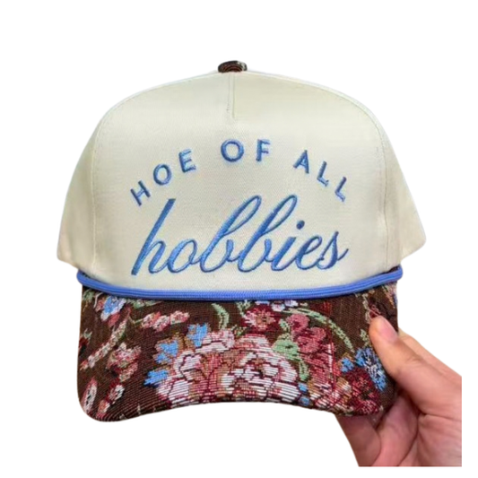 HOE OF ALL HOBBIES CANVAS CAP